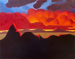 Baboquivari Storm 36x48