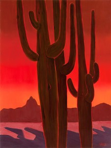 Saguaro Shadows 38x30