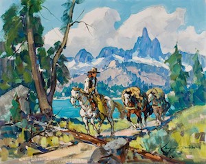 SOLD! Packing In The High Sierra 16x20