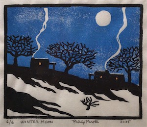 Winter Moon 7.25x5.5