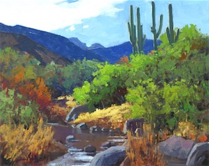 Trickling Down Sabino 16x20