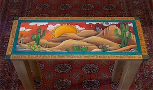 SOLD! Western Console Table 30x12x30