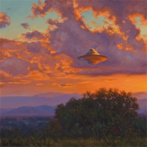 SOLD! Secret Sundown 8x8 