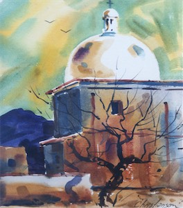 Milton Christianson Tumacacori Mission 6x8