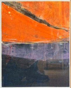 Kuzara, Abstract Black:Orange 10x8