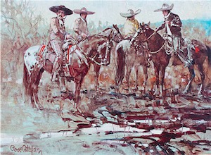 SOLD! Compadres 12x16
