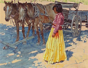 SOLD! New Yellow Skirt 28x36