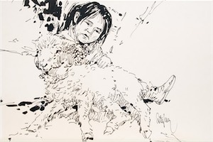 SOLD! Young Friend 20x30