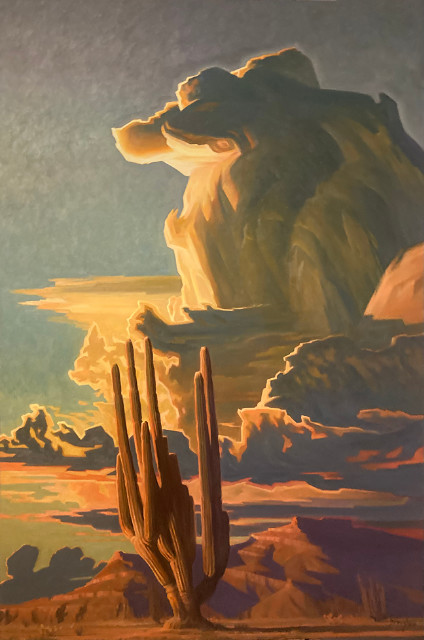 Old Sonoran Thunder 60x40 SOLD!