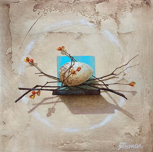 Crow and Bittersweet 8x8