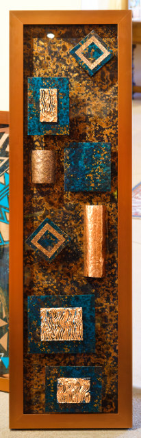 Copper Geometry, Copper 48x12 SOLD!