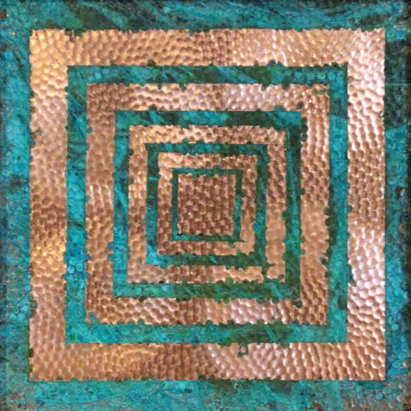 Copper Maze 12x12 SOLD!