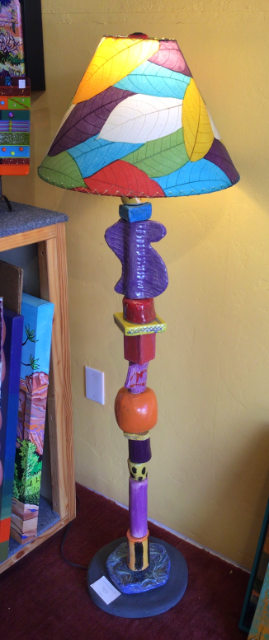 Lamp 61x12 ceramic SOLD!