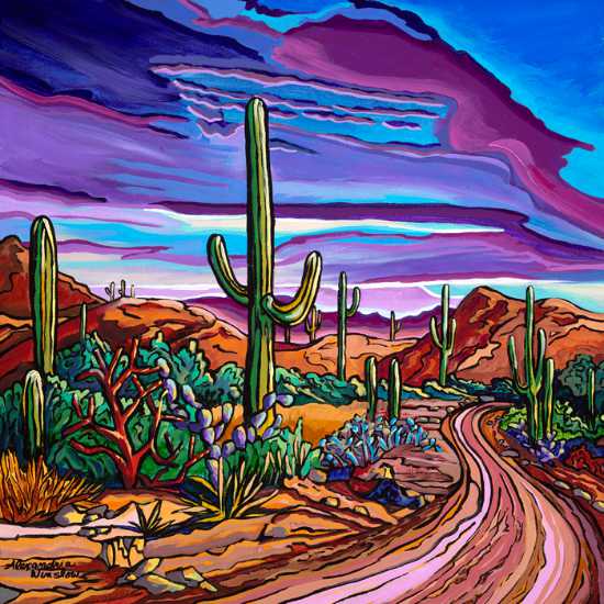 Stopping For The View 24x48 SOLD!