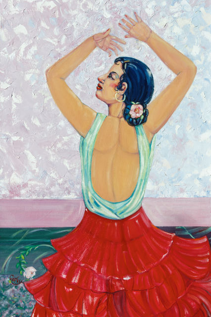 Flamenco Dancer 36x24